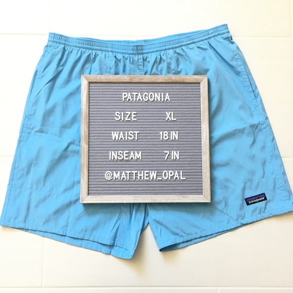 Patagonia Other - NWT Patagonia Men's Baggies Lights Short XL 7in